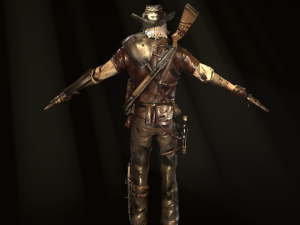 hellish sheriff Modello 3D