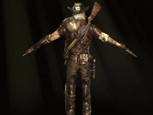 hellish sheriff 3D Model
