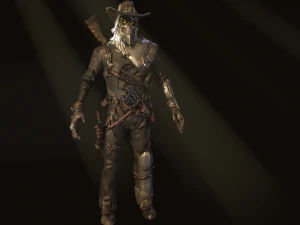 hellish sheriff 3D Model