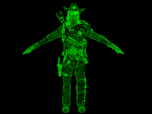 hellish sheriff Modello 3D