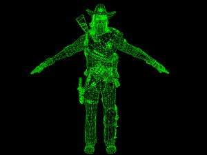 hellish sheriff 3D Model