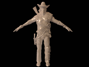 hellish sheriff Modello 3D