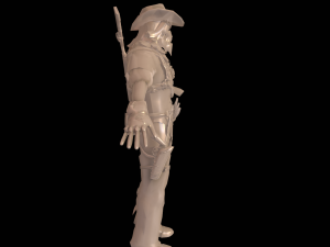 hellish sheriff Modello 3D