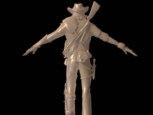 hellish sheriff Modello 3D