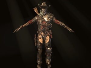 hellish sheriff Modello 3D