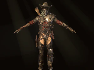 hellish sheriff 3D Model
