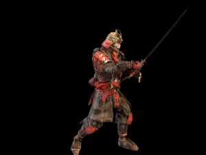 samurai Model 3D