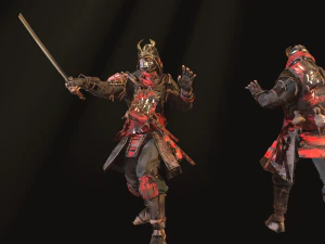 samurai 3D Model