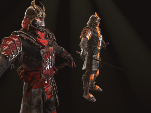 samurai Model 3D