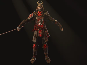 samurai 3D Model