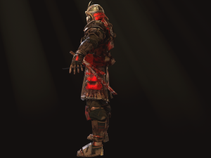 samurai Model 3D