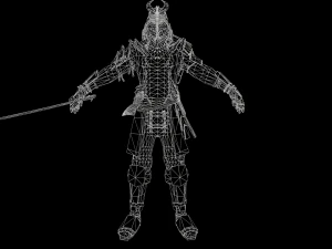 samurai 3D Model