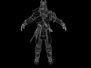 samurai Model 3D