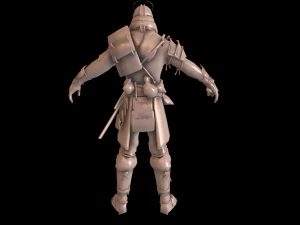 samurai 3D Model