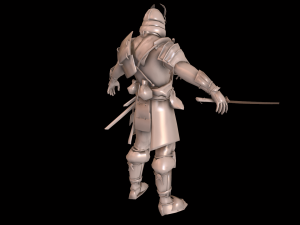 samurai Model 3D