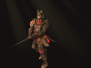 samurai Model 3D