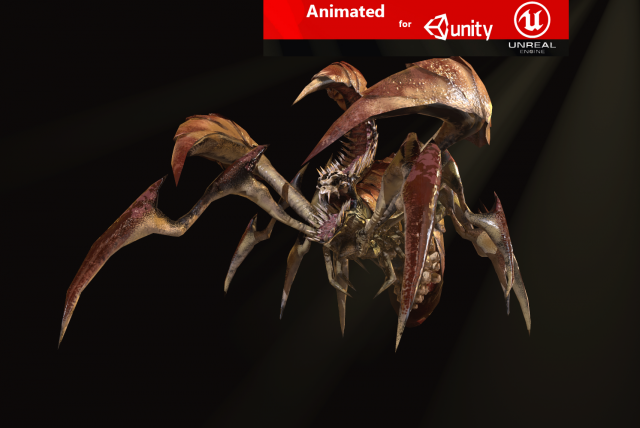 dreadful beetle 3D Model .c4d .max .obj .3ds .fbx .stl .blend 