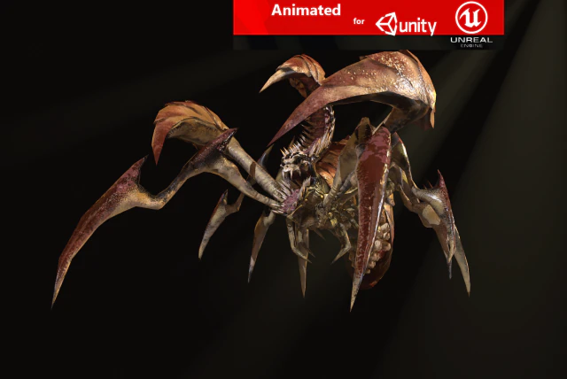 dreadful beetle 3D Model .c4d .max .obj .3ds .fbx .stl .blend 