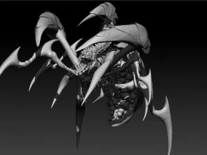 भयानक बीटल हाई पॉली ज़ब्रश प्रोजेक्ट 3D मॉडल