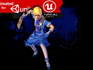 어린 소녀 3D 모델