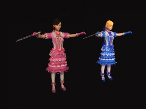 little girl 3D Model