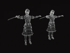 little girl 3D Model