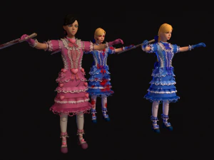 little girl 3D Model