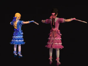little girl 3D Model
