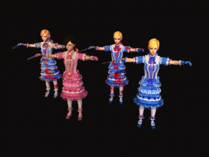 little girl 3Dモデル