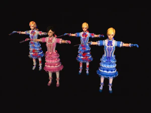 little girl 3D Model