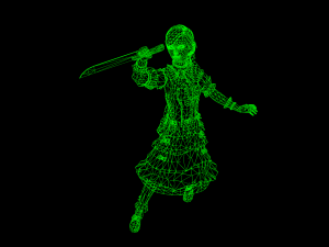 little girl 3Dモデル
