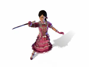 little girl 3D Model