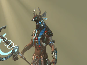 अनुबिस योद्धा 3D मॉडल