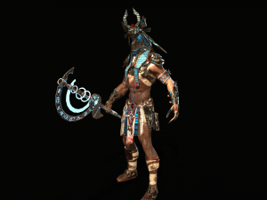 anubis warrior Model 3D