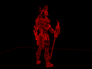 anubis warrior Model 3D