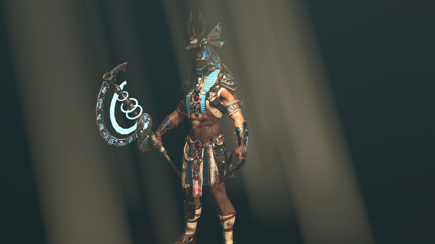 Anubis Warrior 3d Model In Man 3dexport