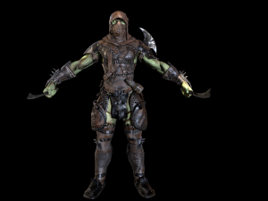 ork assasin Model 3D