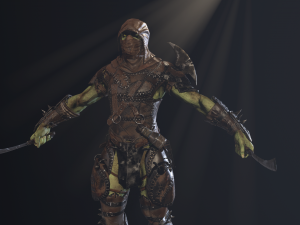 ork assasin Model 3D