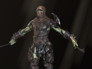 ork assasin Model 3D