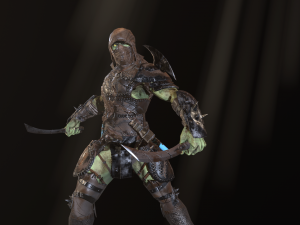 ork assasin Model 3D
