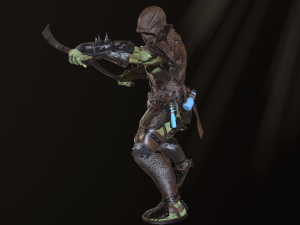 ork assasin Model 3D
