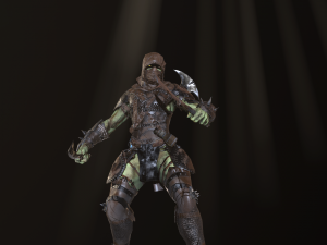 ork assasin Model 3D