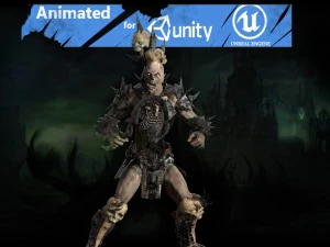 орк-некромант 3D Модель