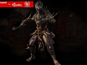 オークバーサーカー 3Dモデル