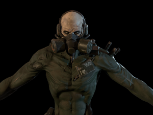 mutant postapocalips Modèle 3D