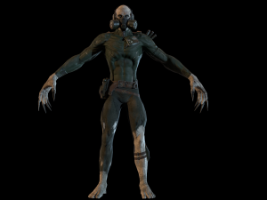 mutant postapocalips Modèle 3D