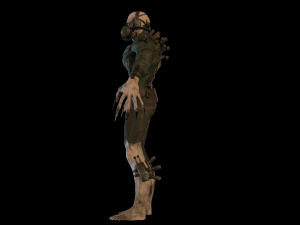 mutant postapocalips Modèle 3D