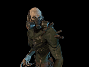 mutant postapocalips Modèle 3D