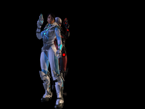 sci-fy girl 3D Model