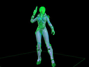 sci-fy girl 3D Model